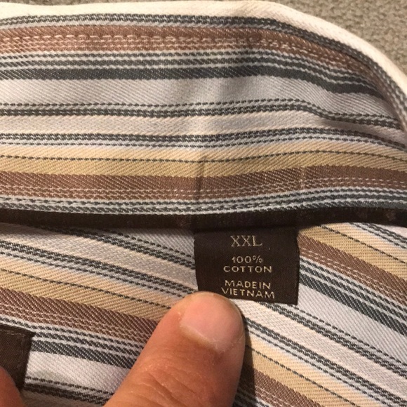 Tasso Elba striped shirt - Picture 7 of 7